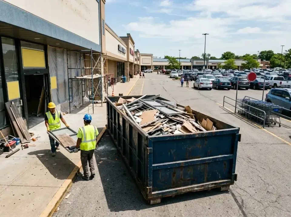 retail-store-renovation-debris-003 — frequently asked questions, Roll-off Dumpster Rentals in Monmouth, IL